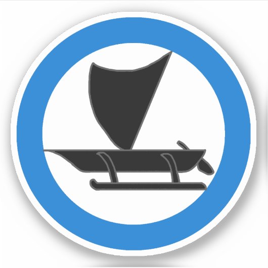SCA Western Seas Vinyl Sticker (Vorderseite)