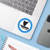 SCA Western Seas Vinyl Sticker (Laptop mit iPhone)