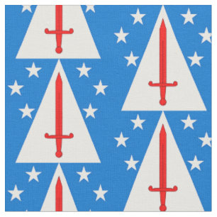 SCA White Mountain Populace Abzeichen Fabric Stoff
