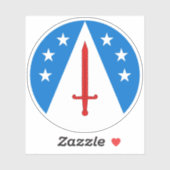 SCA White Mountain Vinyl Sticker (Blatt)