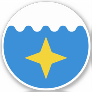 SCA White Waters Vinyl Sticker
