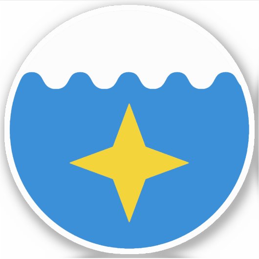SCA White Waters Vinyl Sticker (Vorderseite)