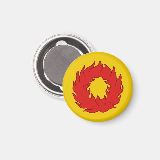 SCA Wiesenfeuer Magnet (Vorderseite/Rückseite)