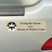 SCA Winter's Gate Bumper Sticker Autoaufkleber (Auf Auto)