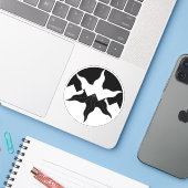 SCA Winter's Gate Custom-Cut Vinyl Sticker (Laptop mit iPhone)