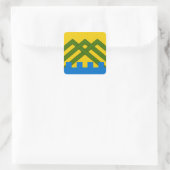 SCA Wyldewode Populace Abzeichen Quadratischer Aufkleber (Tasche)