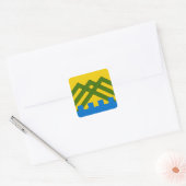 SCA Wyldewode Populace Abzeichen Quadratischer Aufkleber (Umschlag)