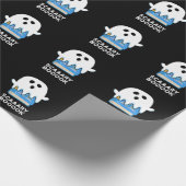 Scaaary Booook Funny Ghost Book Pub Dark BG Geschenkpapier (Ecke)