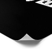 Scaaary Booook Funny Ghost Book Pub Dark BG Poster (Ecke)