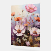 Scabiosa - Impasto Floral Acrylschild (Winkel)