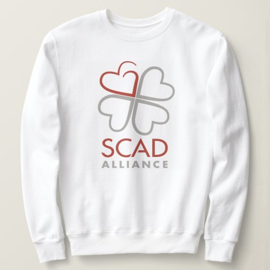 SCAD Alliance Sweatshirt - Weiß (Design vorne)