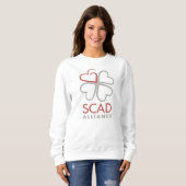 SCAD Alliance Sweatshirt - Weiß (Vorne ganz)