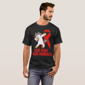SCAD Heart Attack Survivor Practicing Warrior Awar T-Shirt (Vorne ganz)