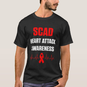 SCAD Herzattacken Überlebender Heartbeat Warrior A T-Shirt