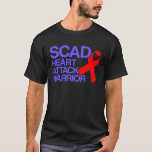 SCAD Herzinfarkt Überlebende Krieger Bewusstsein T-Shirt