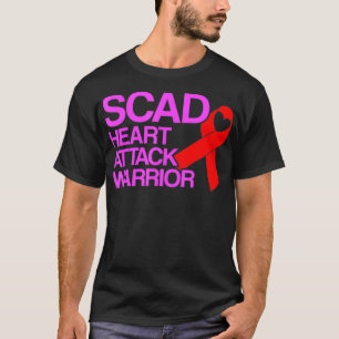 SCAD Herzinfarktsüberlebende Überlebende Kriegerin T-Shirt