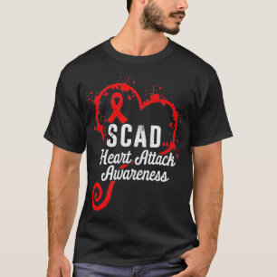 SCAD Herzinfarktsüberlebende US Hand Krieger Aware T-Shirt