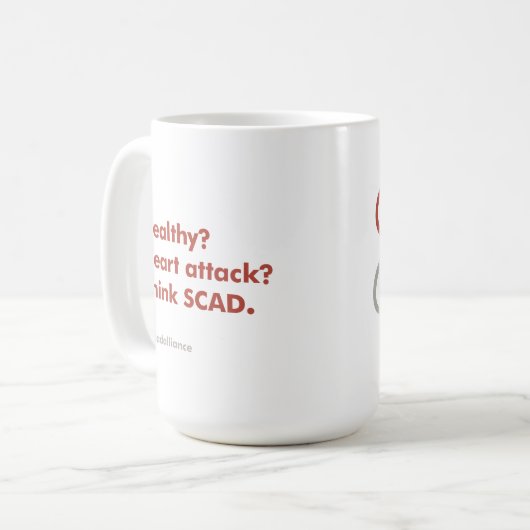 SCAD-Tasse Kaffeetasse (Vorderseite Links)