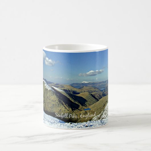Scafell Pike, England Kaffeetasse (Mittel)