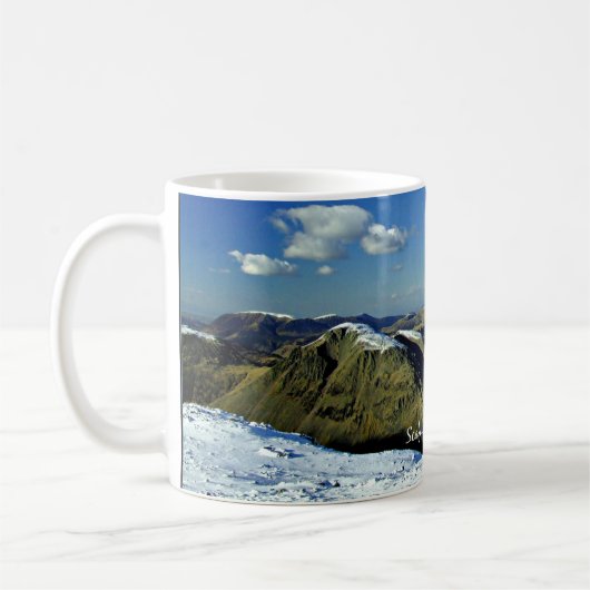 Scafell Pike, England Kaffeetasse (Links)