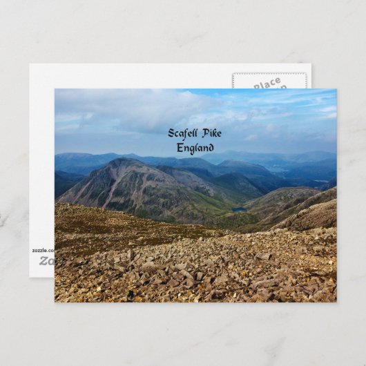 Scafell Pike, England Postkarte (Vorne/Hinten)
