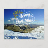 Scafell Pike, England - Weihnachtsgrüße Postkarte (Vorderseite)