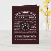 Scafell Pike, Informationen zur Bergwanderung Karte (Gelbe Blume)