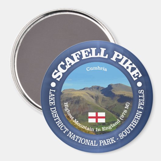 Scafell Pike Magnet (Vorderseite/Rückseite)