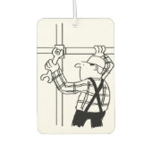 Scaffolder Cartoon Autolufterfrischer (Vorderseite)