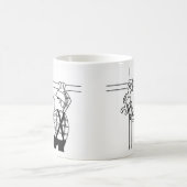 Scaffolder Cartoon Kaffeemaschine Tasse (Mittel)