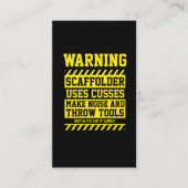 Scaffolder Tools Scaffolding Builder Crafter Visitenkarte (Vorderseite)