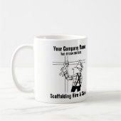Scaffolding Hire & Sales Cartoon Kaffeetasse (Links)