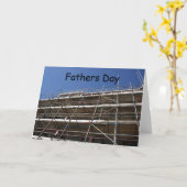 Scaffolding Vaters Day Card Karte (Gelbe Blume)
