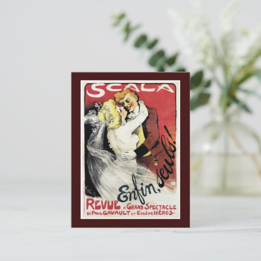 Scala ~ Enfin, Seuls! Postkarte (Stehend Vorderseite)