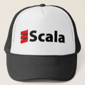 Scala Hut, schwarzes Logo Truckerkappe (Vorderseite)