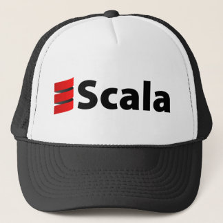 Scala Hut, schwarzes Logo Truckerkappe