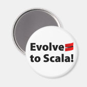 Scala Magnet, Evolve Logo Magnet (Vorderseite/Rückseite)