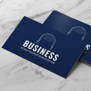 Scala Micropigmentation Hair Tattoo Navy Blau Visitenkarte