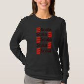 Scala-Programmiersoftware für Programmierercodieru T-Shirt (Vorderseite)