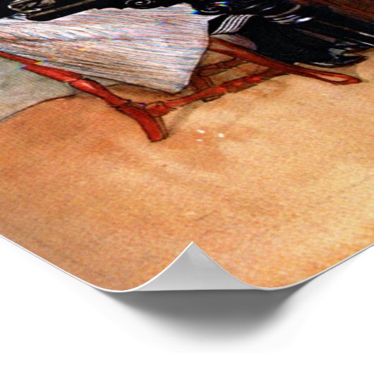 Scala spielen, schöne Kunst, Poster (Ecke)