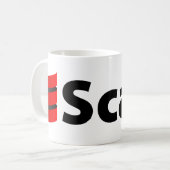 Scala Tasse oder Stein, großes Logo (Vorderseite Links)