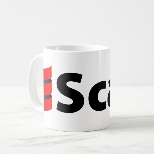 Scala Tasse oder Stein, großes Logo (Vorderseite Links)