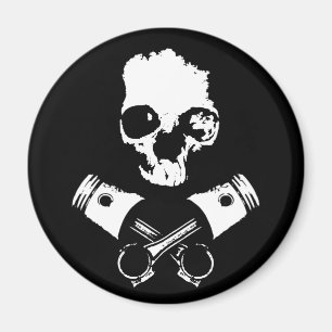 Scalawag & Crossed Pistons Magnet