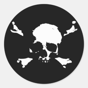 Scalawag Runder Aufkleber