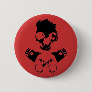 Scalawag u. gekreuzte Kolben Button