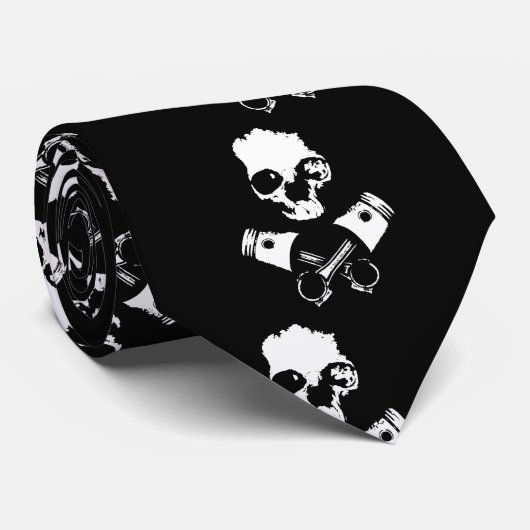 Scalawag u. gekreuzte Kolben Krawatte (Gerollt)