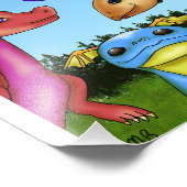 ScaleBeans Drachen Fotodruck (Ecke)