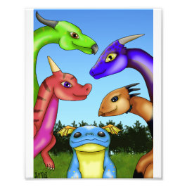 ScaleBeans Drachen Fotodruck