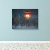 Scalenghe in Piemont, Italien Leinwanddruck (Insitu (Holzboden))