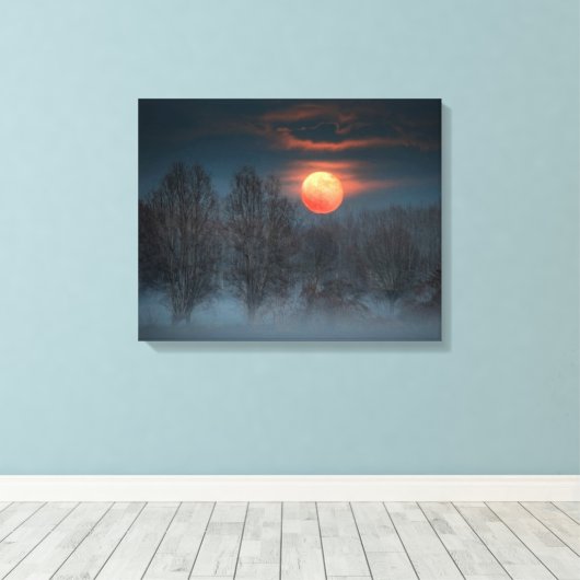 Scalenghe in Piemont, Italien Leinwanddruck (Insitu (Holzboden))